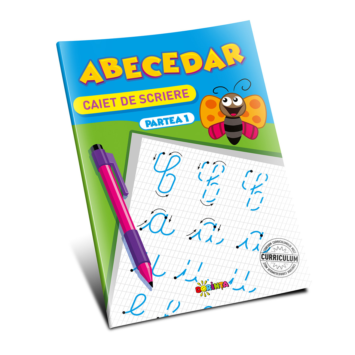 Abecedar: Caiet de scriere partea 1